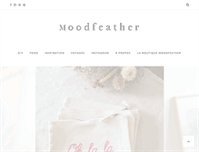 Tablet Screenshot of moodfeather.com